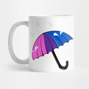 Pridin' in the Rain Mug